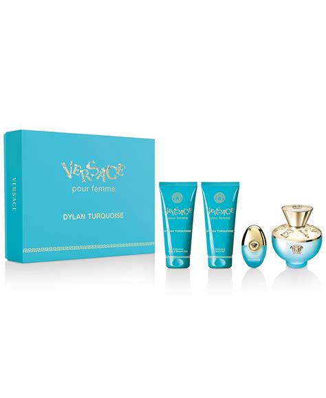 pubblicità versace turquoise|Dylan Turquoise Eau de Toilette Gift Set with Tote .